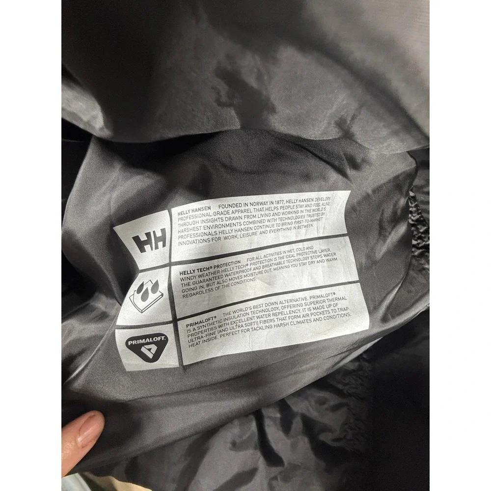 Helly Hansen Boyne Insulated Parka 2.0 Womens Black Hooded Waterproof Coat